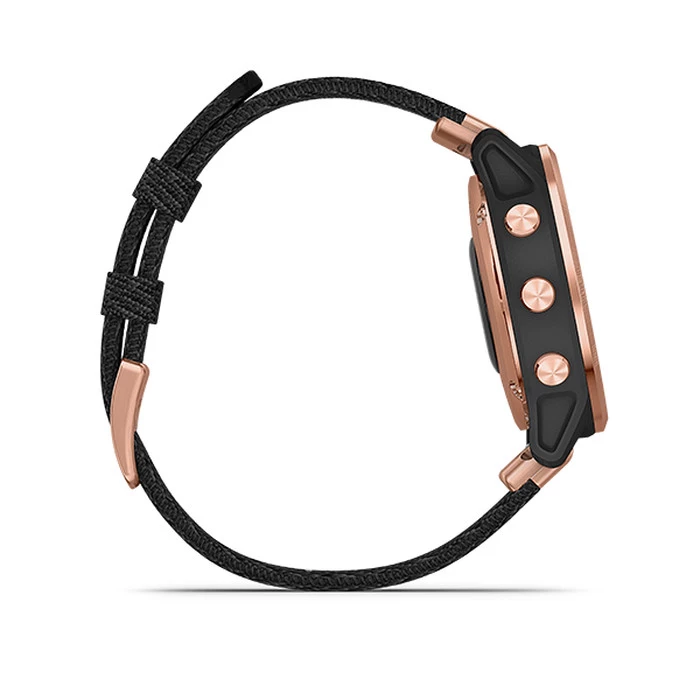 Heathered black nylon discount band